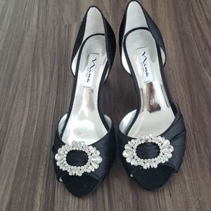 NWOT Black sparkly shoes